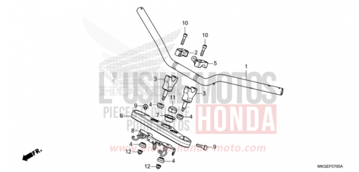 ROHRGRIFF/OBERE BRUECKE CMX500A2L de 2020